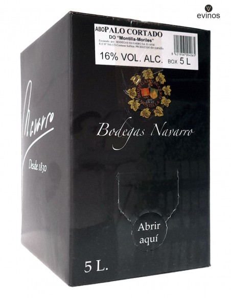 Palo Cortado Abocado Navarro Bag in Box 5L