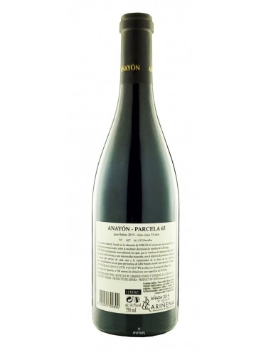 Anayon Juan Ibañez Parcela 65 contra etiqueta