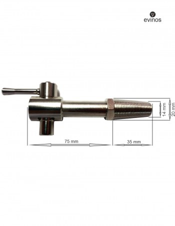 Grifo de latón para barril de 32 Litros medidas