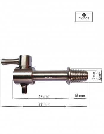 Grifo de latón maneta para barril de 4 y 8 Litros