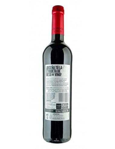 Besos_de_Vino_Garnacha_Viñas Viejas_contra_etiqueta