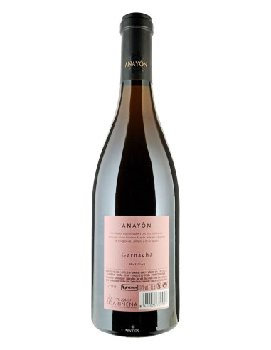 Vino Anayon Rosado Garnacha Contra Etiqueta