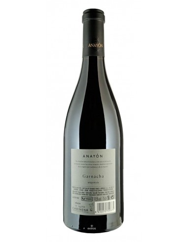 Anayon Garnacha contra etiqueta