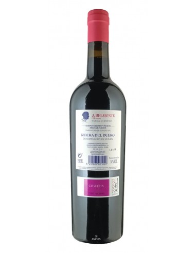 Belmonte Tinto Roble 6 meses contra etiqueta