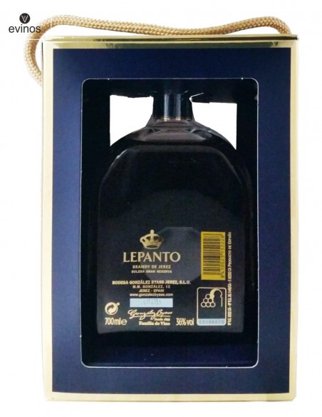Brandy Lepanto Gran Reserva Estuche contra